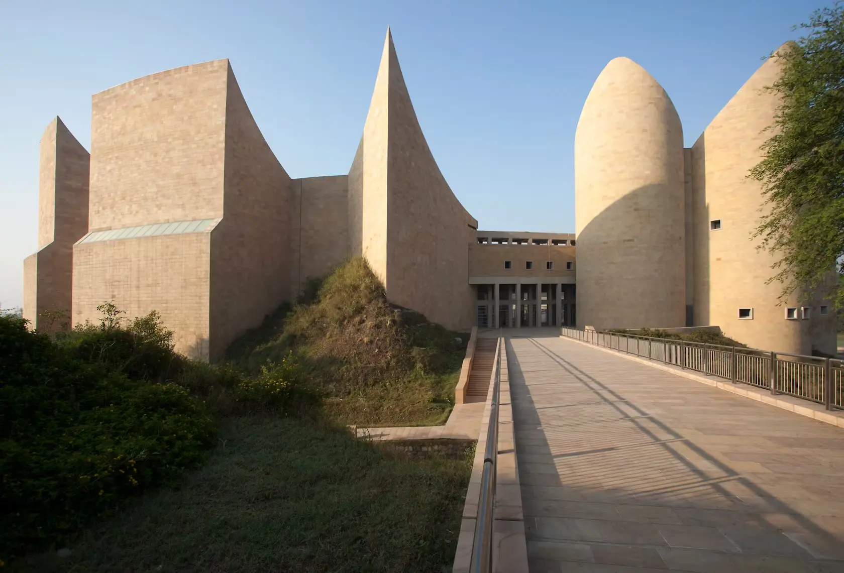 The Khalsa Heritage Centre incorporates Sikh symbolism throughout the design; while not a religious site, it is a significant site for Sikhs worldwide and a hallmark for how to build for a client’s culture while still retaining an architect’s signature.