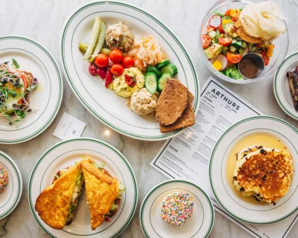 Dishes from Arthurs: Home of the Nosh